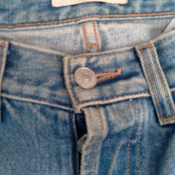 The Feel Studio Inc Cropped Leg Straight Jeans Blue Women’s Size 27 - Picture 7 of 16